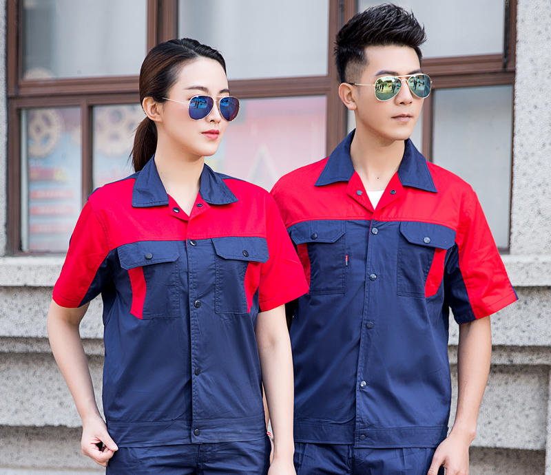 现货夏装珠海制服厂服工衣