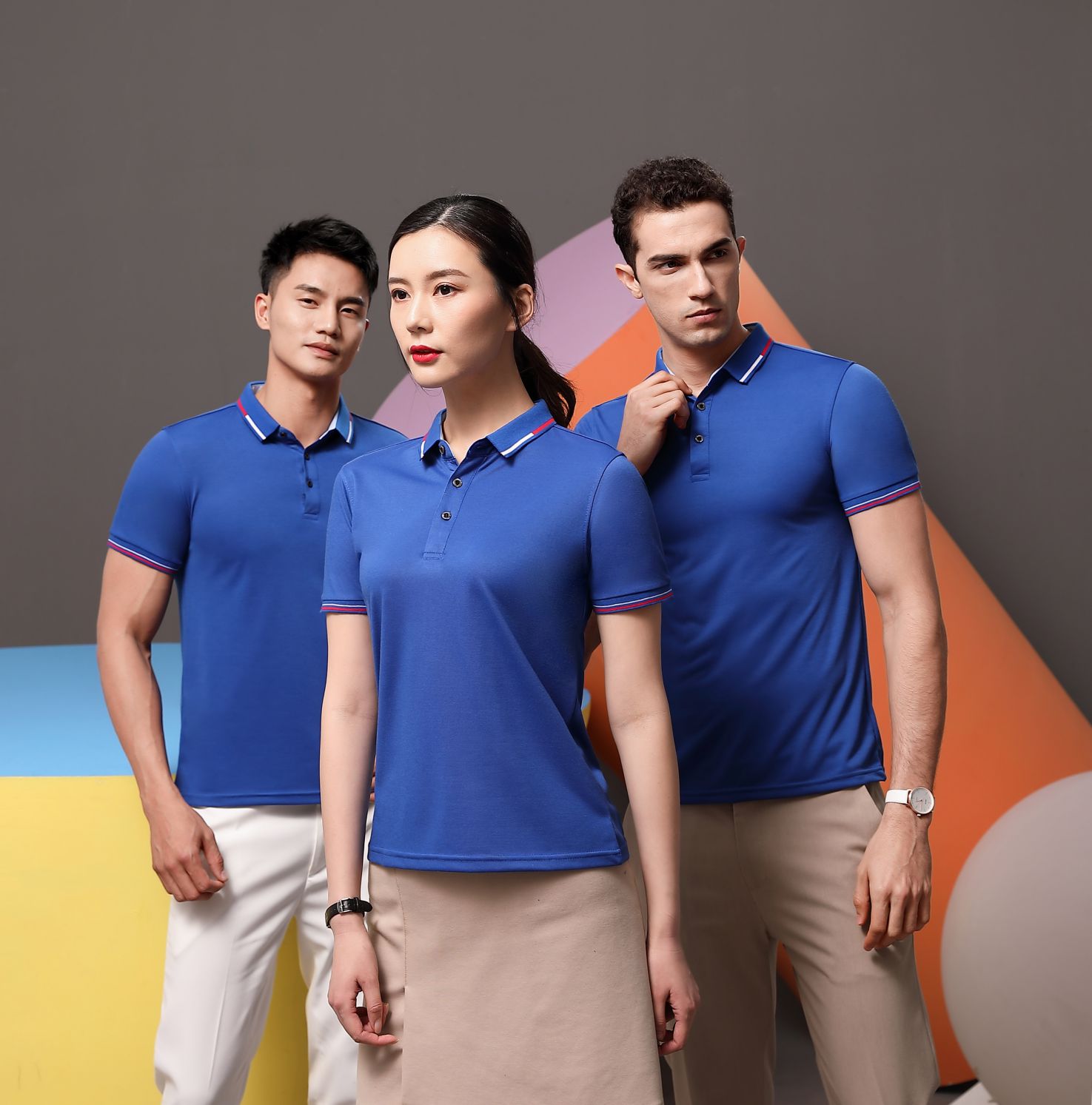 现货肇庆夏装工衣T恤活动服