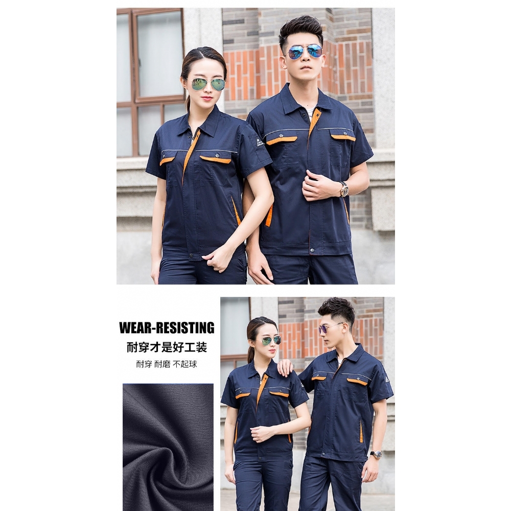 防静电短袖佛山厂服 工作服