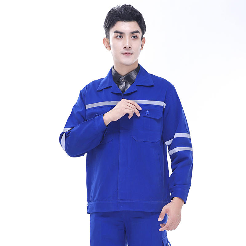 多反光拉链长袖工作服 中山工衣厂服
