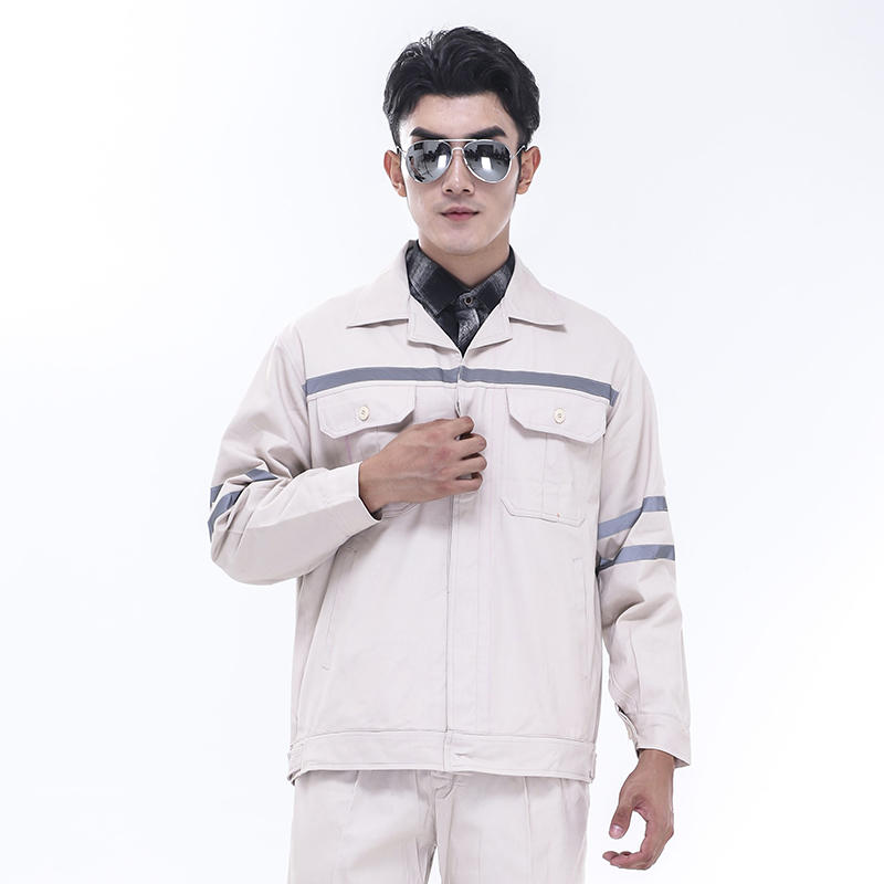 多反光拉链长袖工作服 中山工衣厂服