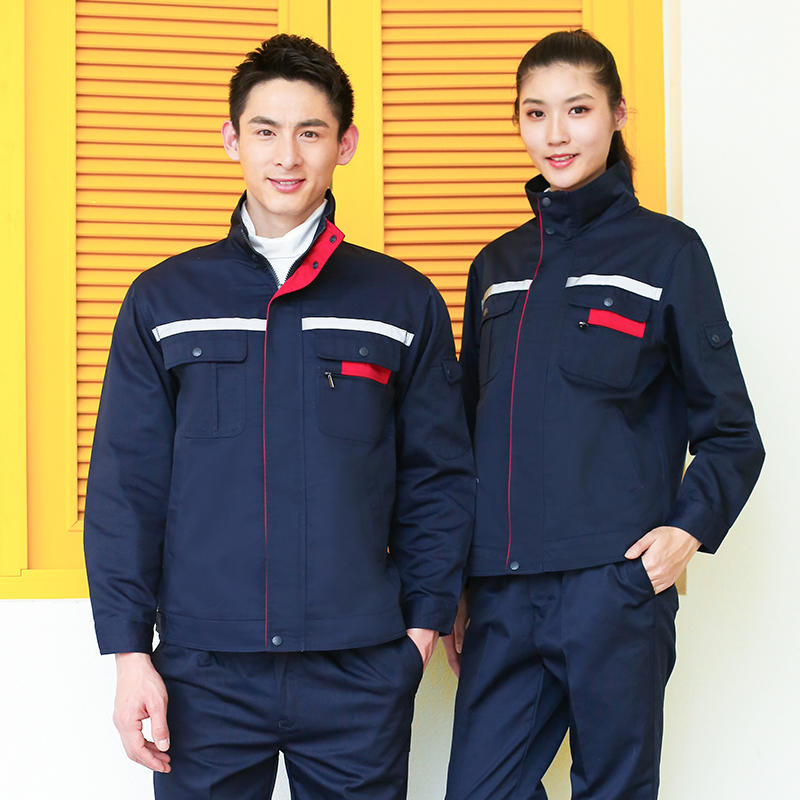 全棉磨毛厚纱卡冬装 珠海工作服