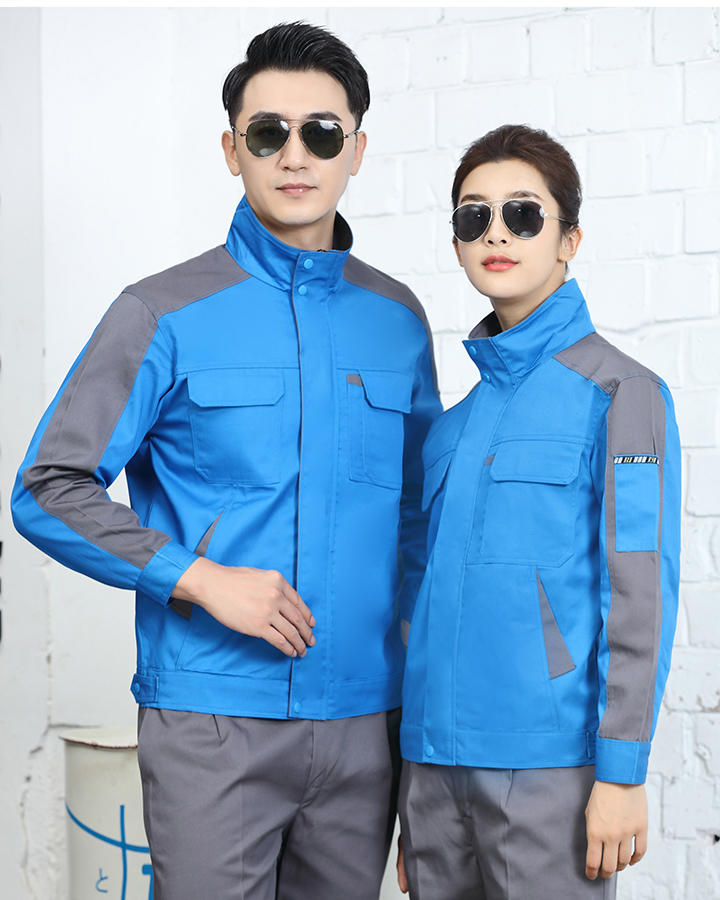 拼色款冬装工作服 佛山厂服工装