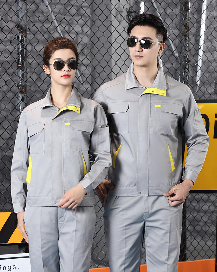 拼色款冬装工作服 佛山厂服工装
