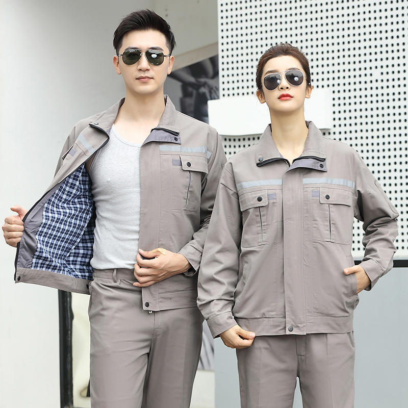 双层防静电保暖工装厂服 高明工作服