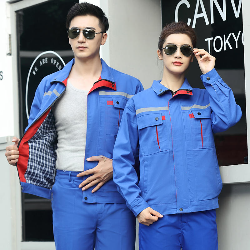 双层防静电保暖工装厂服 高明工作服