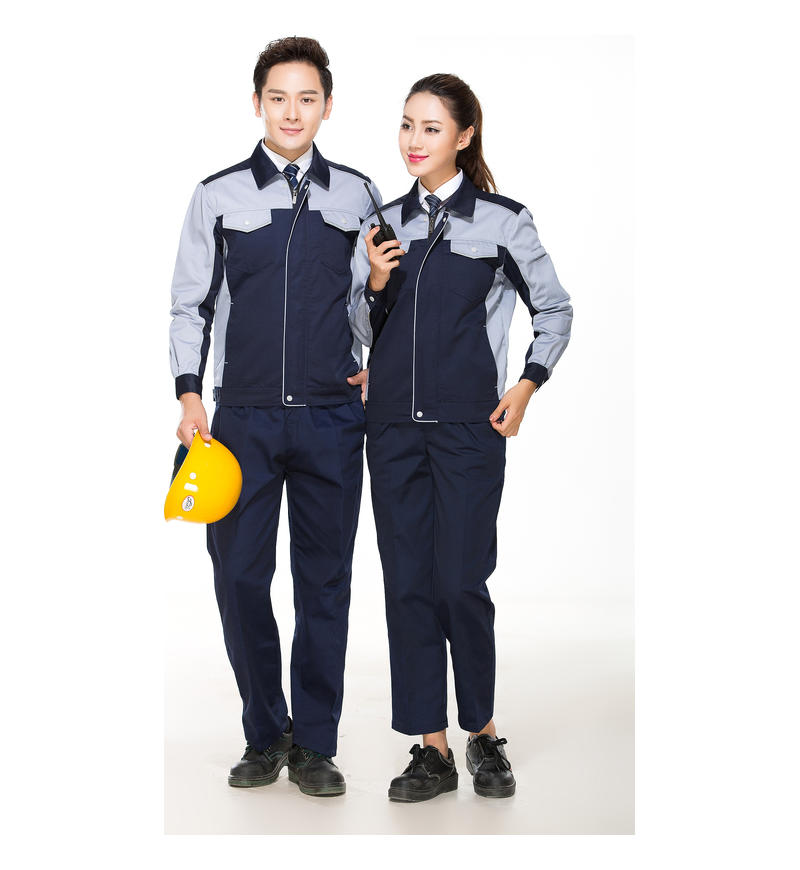 拼色款涤棉冬装 佛山厂服工衣