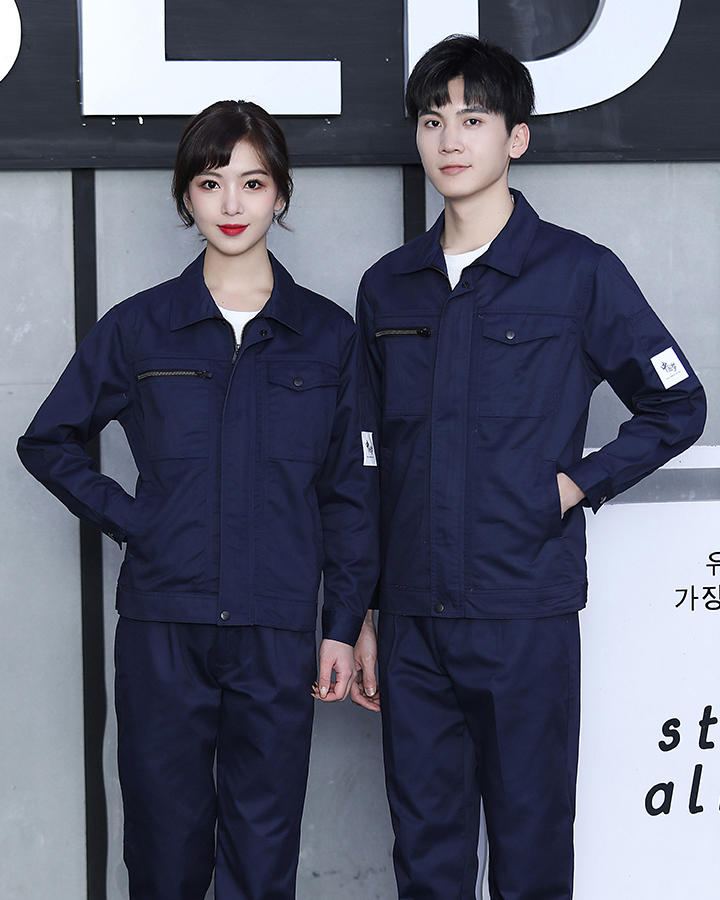 冬装涤棉长袖工作服 南海工衣厂服