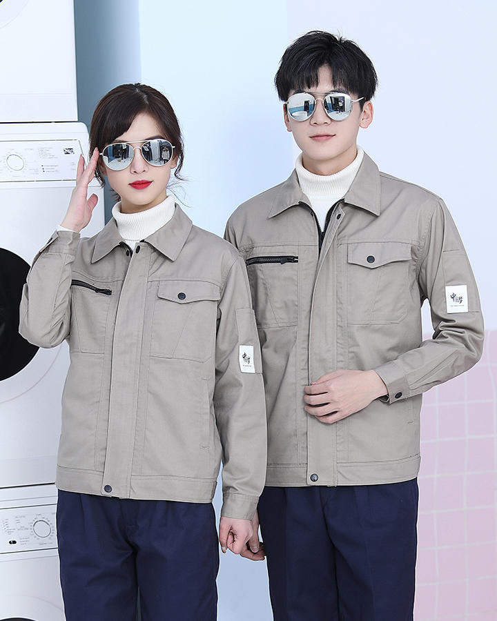 冬装涤棉长袖工作服 南海工衣厂服