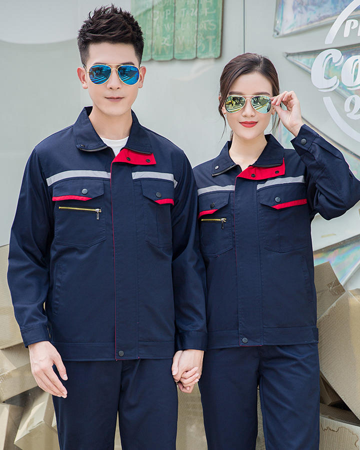 直领冬装工作服 顺德工装制衣厂