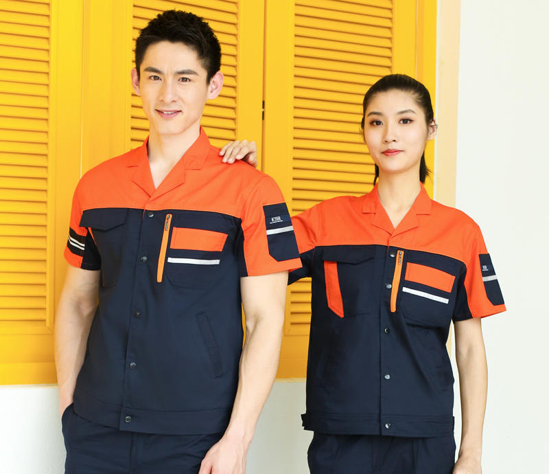 超大口袋夏装短袖 肇庆厂服工衣