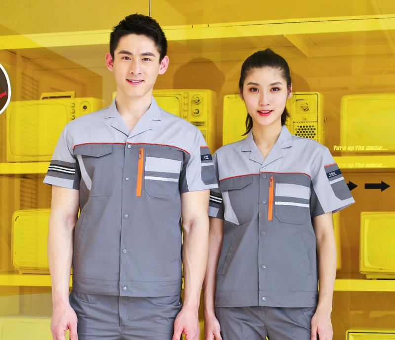 超大口袋夏装短袖 肇庆厂服工衣