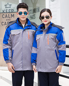 冬装保暖棉服中长款 佛山工作服工衣