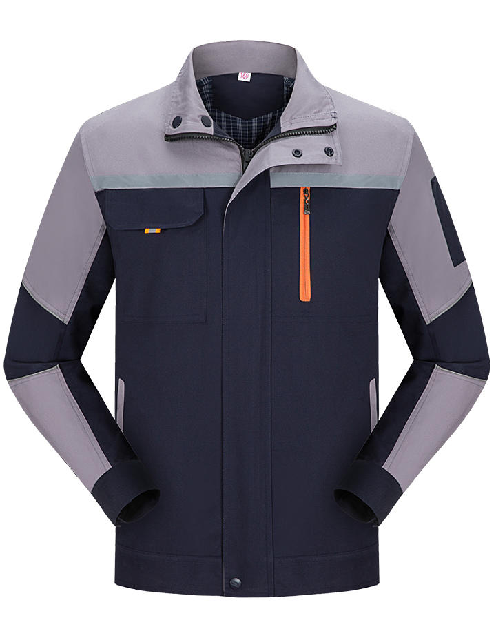 多口袋冬装长袖工作服 肇庆厂服工衣