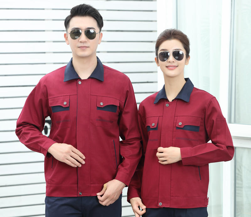 常用款冬装长袖工作服 南海制服