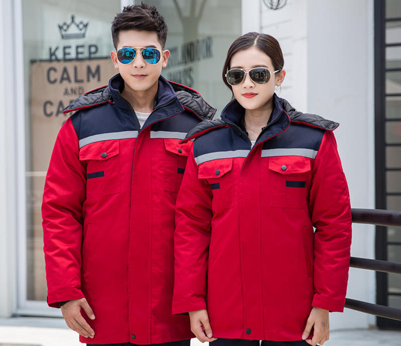 高性价棉服内胆不可拆工作服