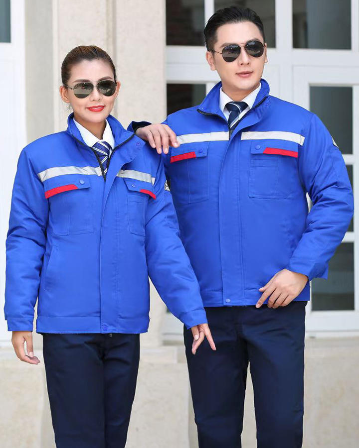 夹克款防静电棉服 内胆可拆工作服