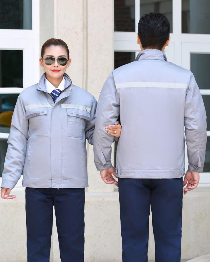 夹克款防静电棉服 内胆可拆工作服