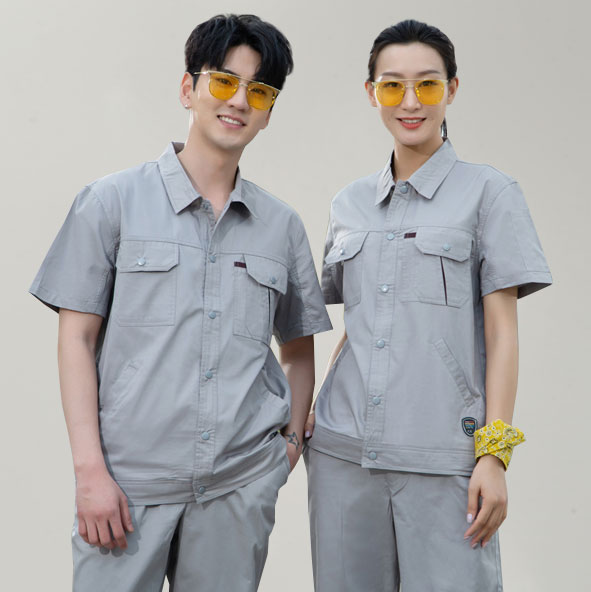 薄款夏装短袖工衣 顺德工作服