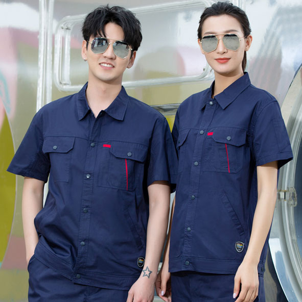 薄款夏装短袖工衣 顺德工作服