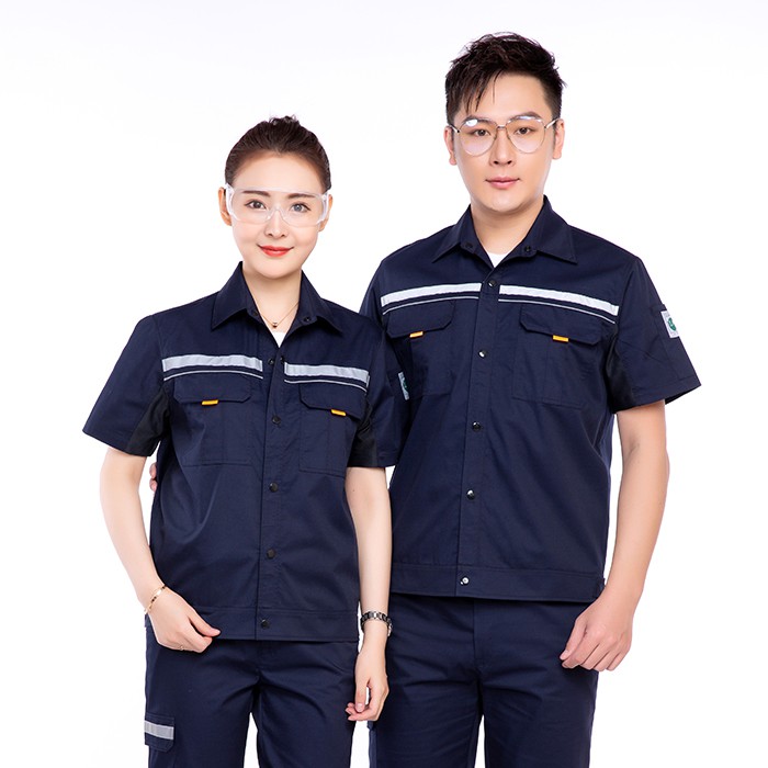 现货夏装顺德制服 服工衣