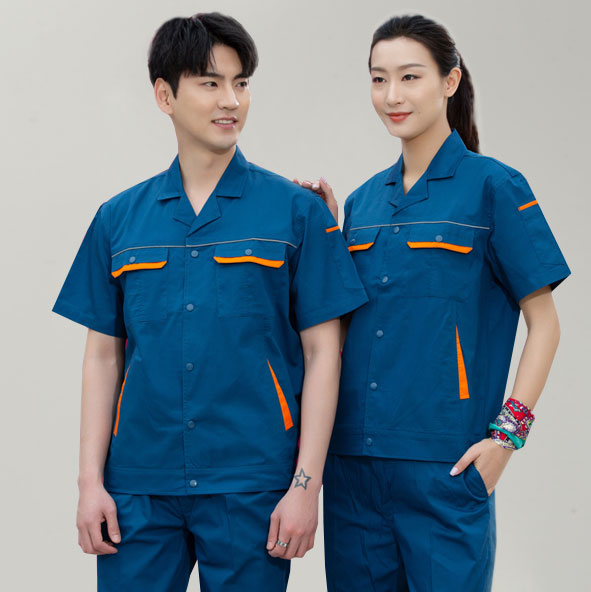 热销款夏装短袖 肇庆工衣厂服