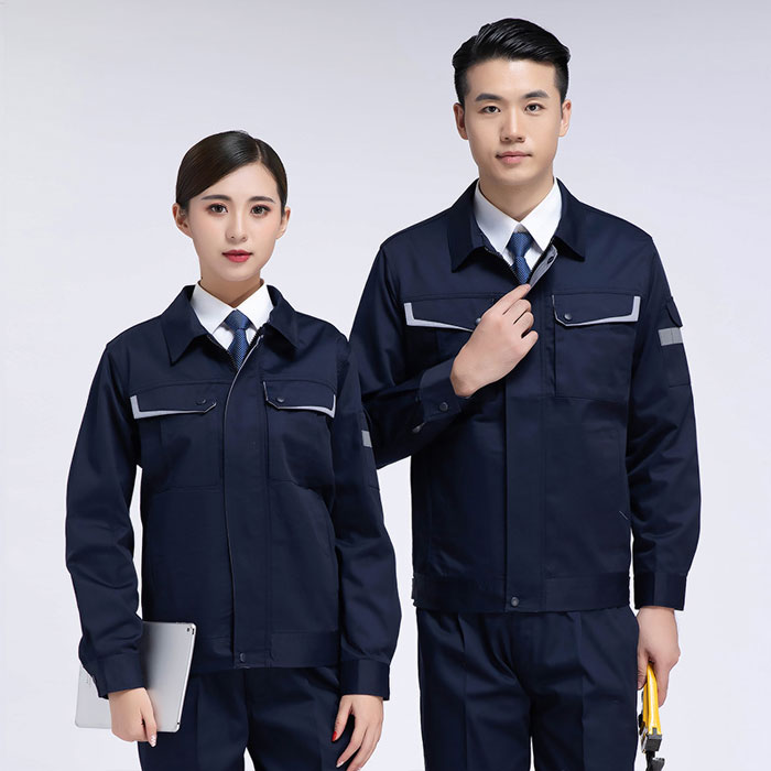 耐磨厚珠帆冬装工作服 南海厂服