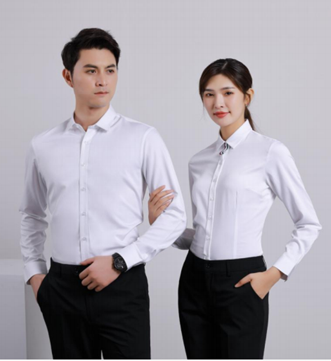 短袖免烫衬衣制服 顺德职业套装