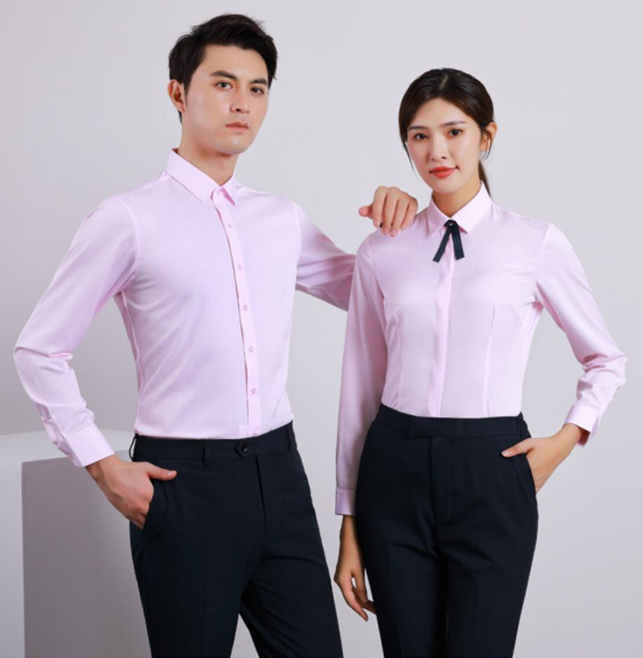 莫代尔微弹长袖衬衣工作服