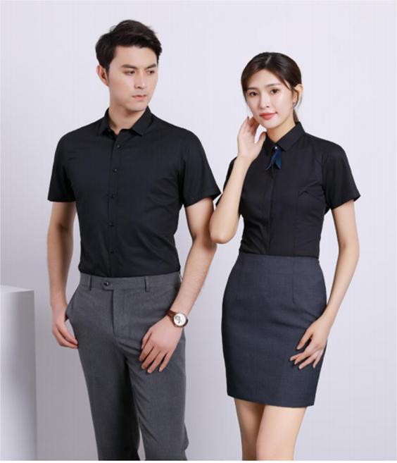 深色活性免烫衬衣 微弹款