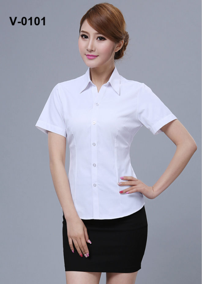 60棉CVC条纹衬衣 顺德工作服