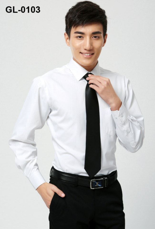 男装长袖衬衣 江门工作服