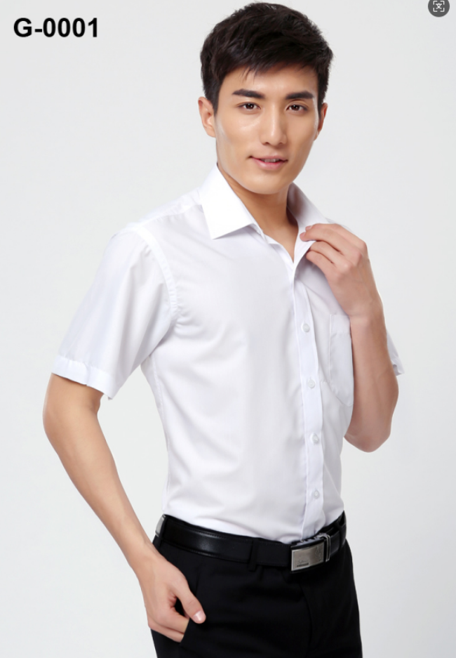 衬衣短袖薄款夏装 办公室衬衣