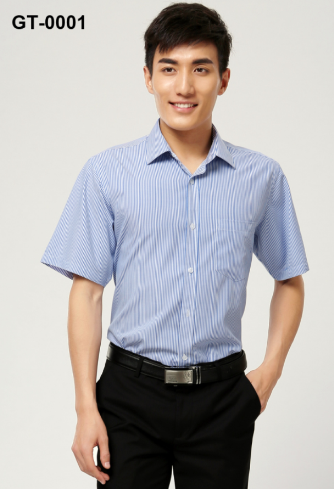 夏装短袖办公室衬衣工作服