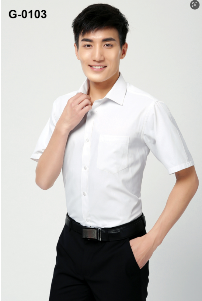 夏装短袖办公室衬衣工作服