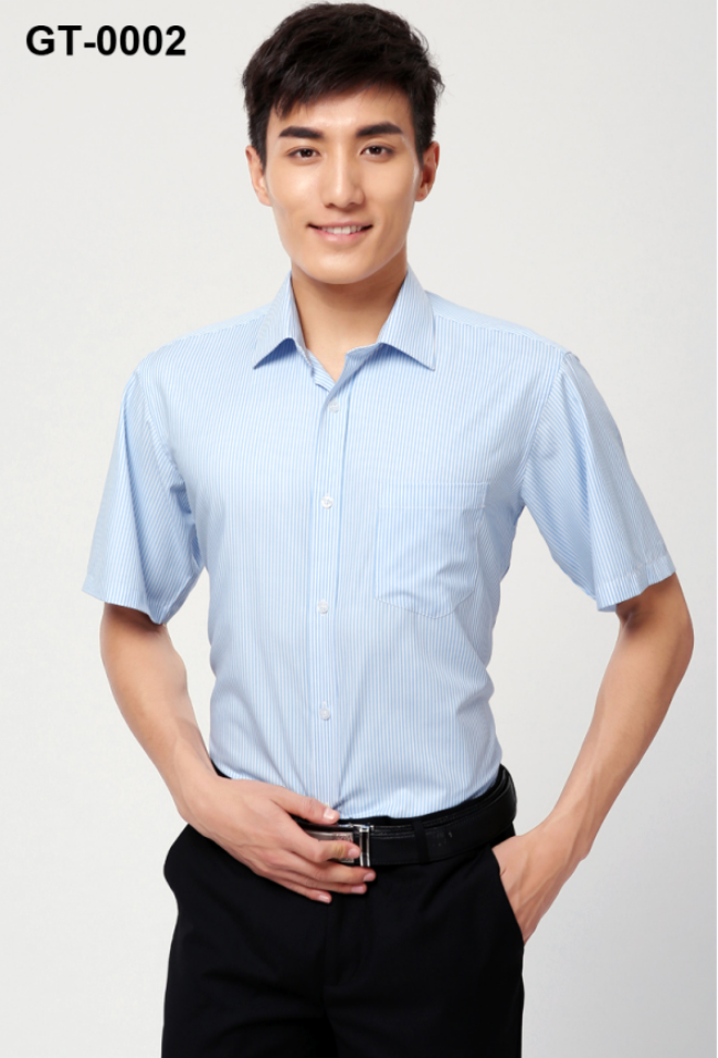 夏装短袖办公室衬衣工作服