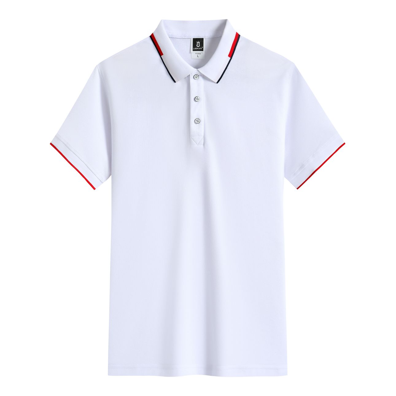 品质款衬领夏装T恤工作服