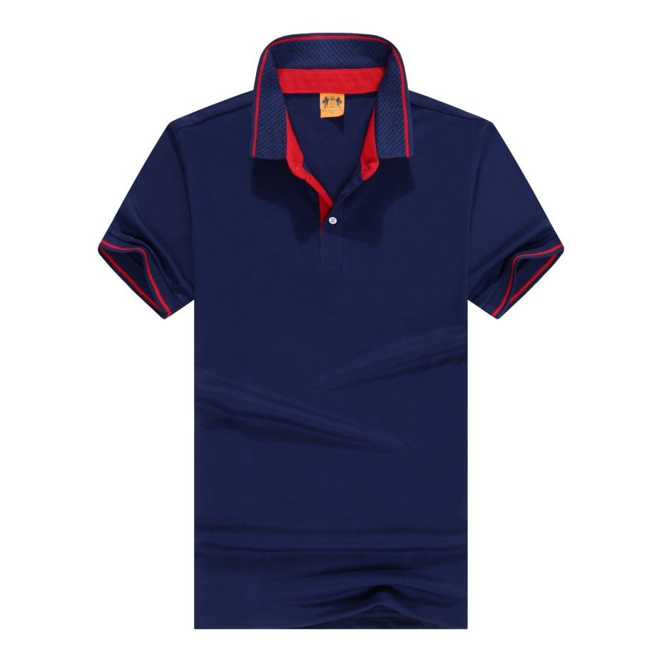 拼色款员工短袖工作服 南海厂服