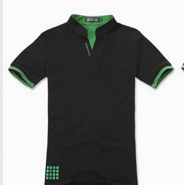 立领夏装POLO衫工作服 肇庆厂服