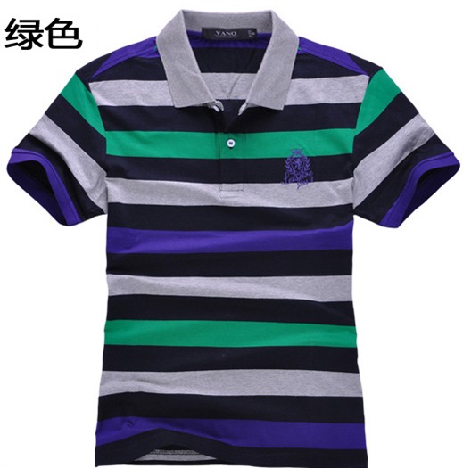 条纹款夏装工作服 顺德厂服