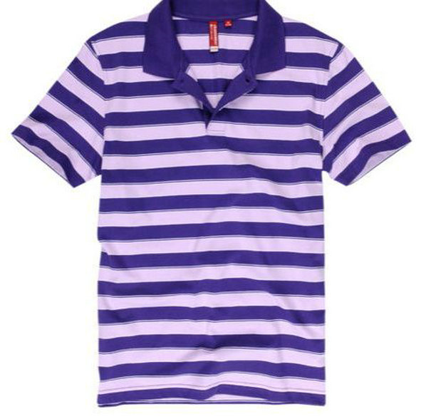 条纹款夏装工作服 顺德厂服