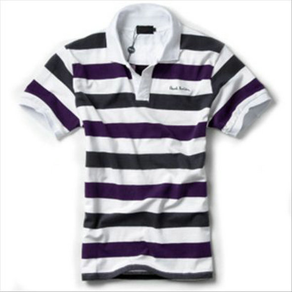 宽条纯棉POLO衫工作服 江门厂服