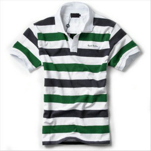 宽条纯棉POLO衫工作服 江门厂服