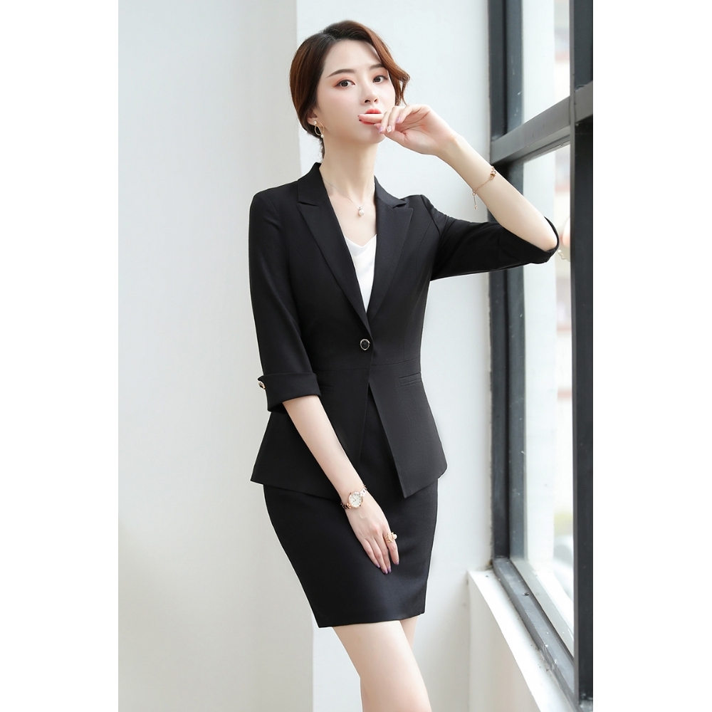 夏装款职业西装 女士职业装