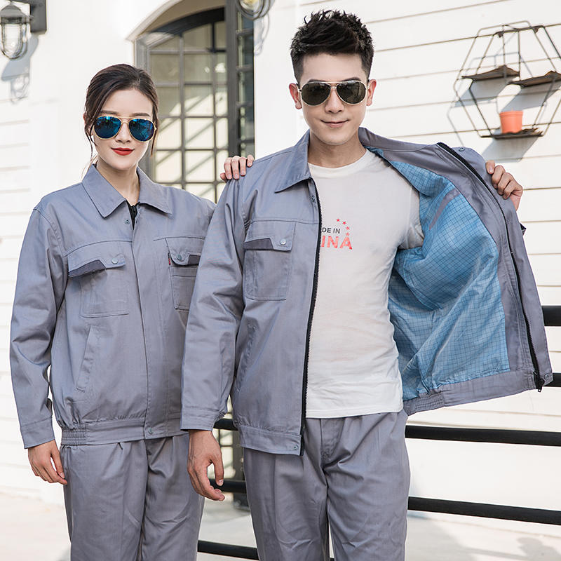 现货防静电款双层冬装工作服