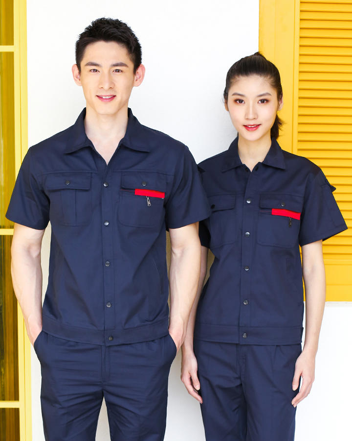 现货热线款短袖 珠海工作服
