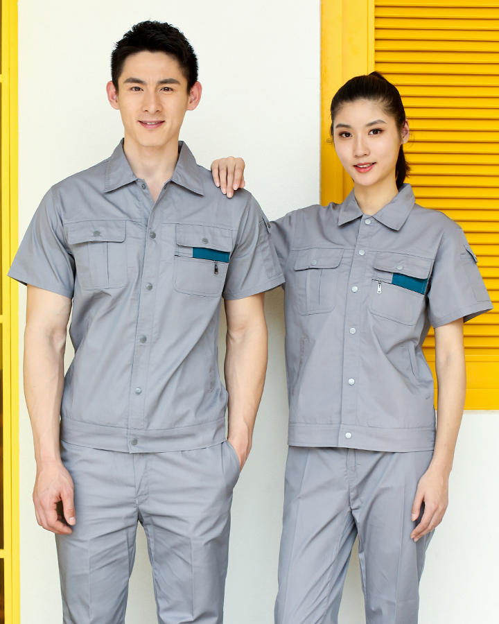 现货热线款短袖 珠海工作服