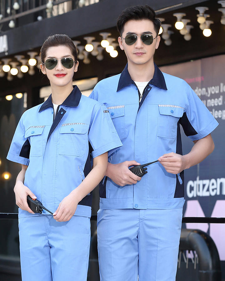 薄款现货夏装短袖 江门工作服