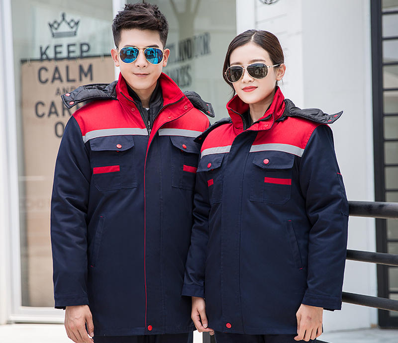 现货冬装棉服工衣 肇庆工作服