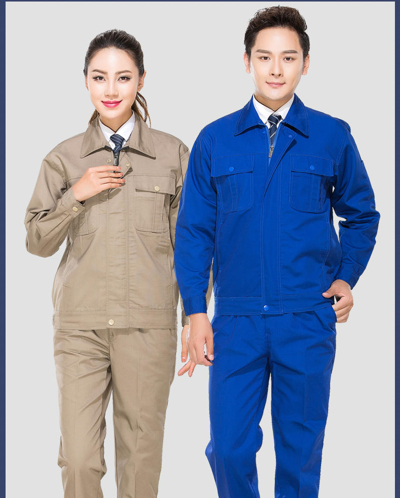 现货耐磨厚珠帆布冬装工作服